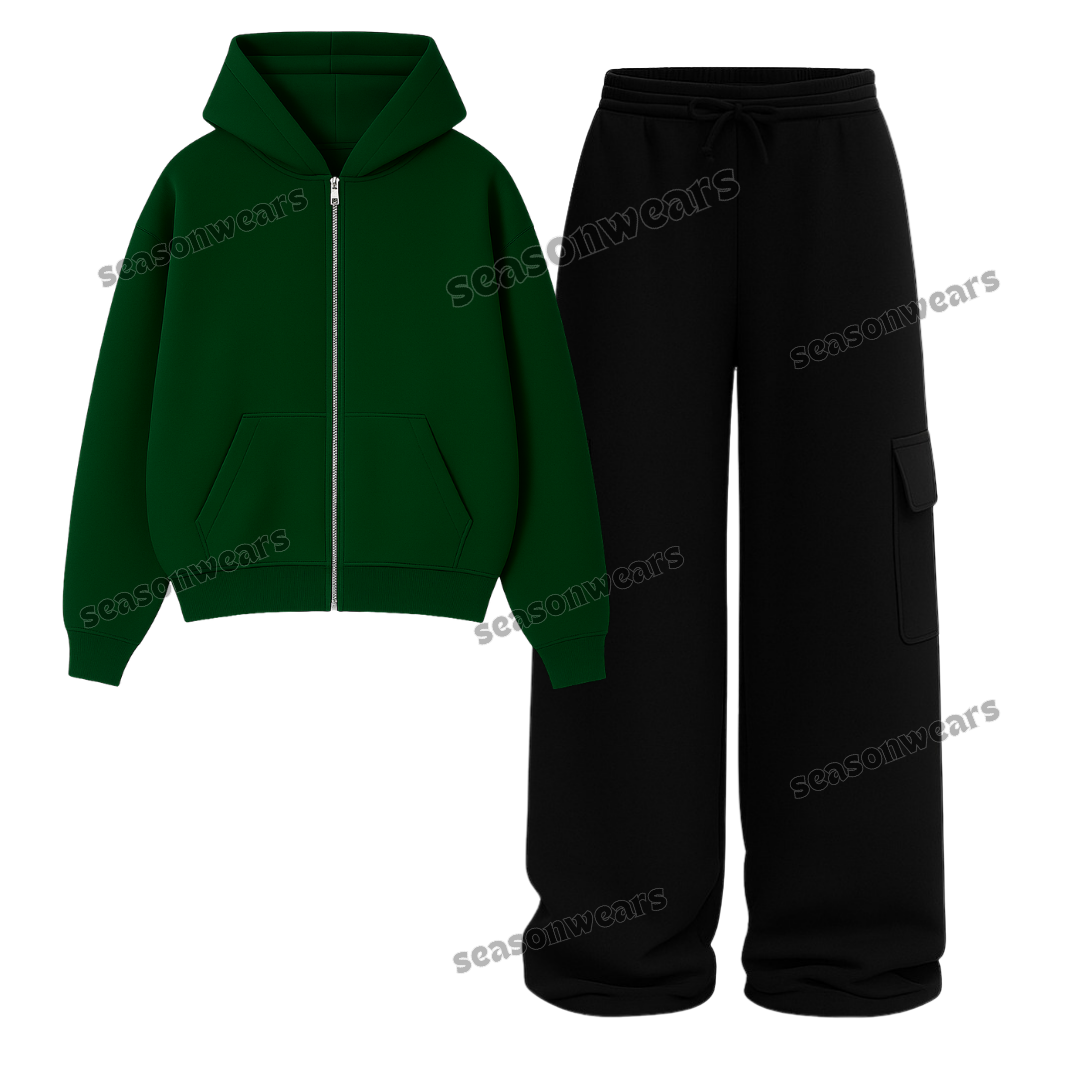 Straight Leg Cargo With Fleece Zipper