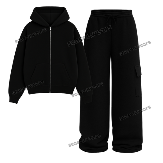 Straight Leg Cargo With Fleece Zipper
