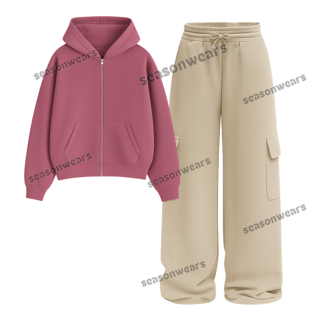 Straight Leg Cargo With Fleece Zipper