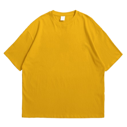 Yellow Oversize Drop Shoulder Tee